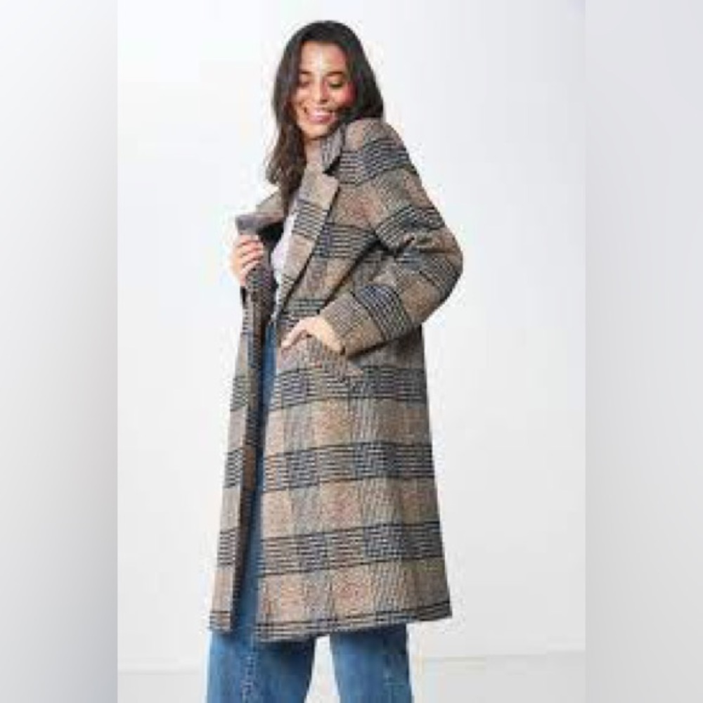Cotton On Tweed Coat XS